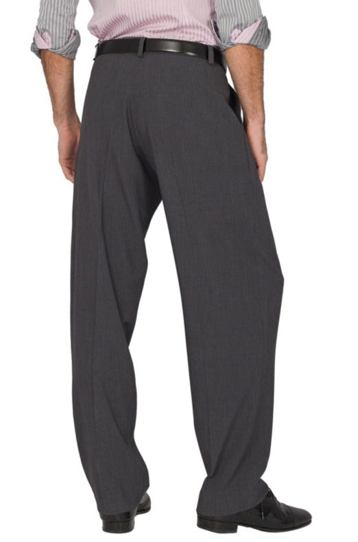 TDP63 Men's Dance Pants - Grey Pleated