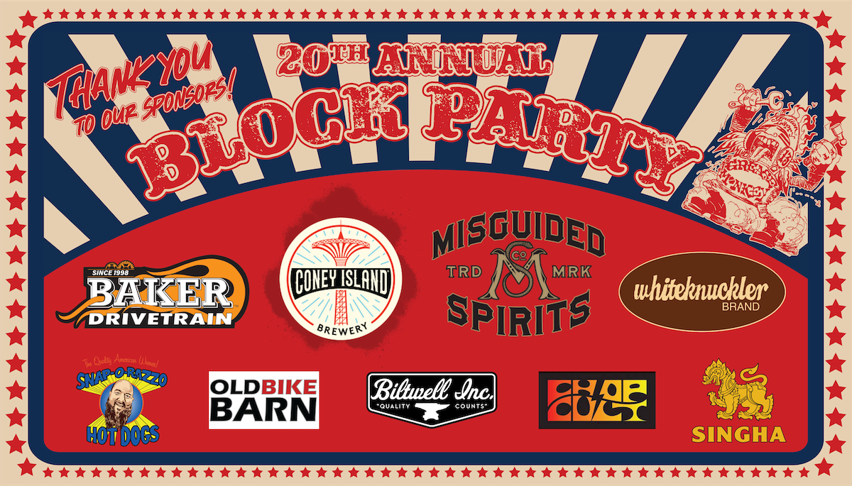 indian larry block party, sponsors, 2023