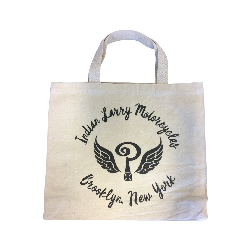 Indian Larry Natural Tote Bag – Indian Larry Motorcycles