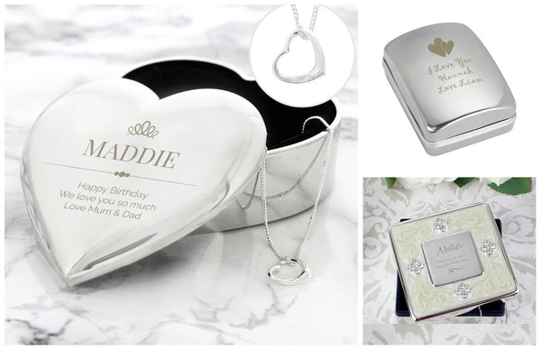 personalised jewellery boxes