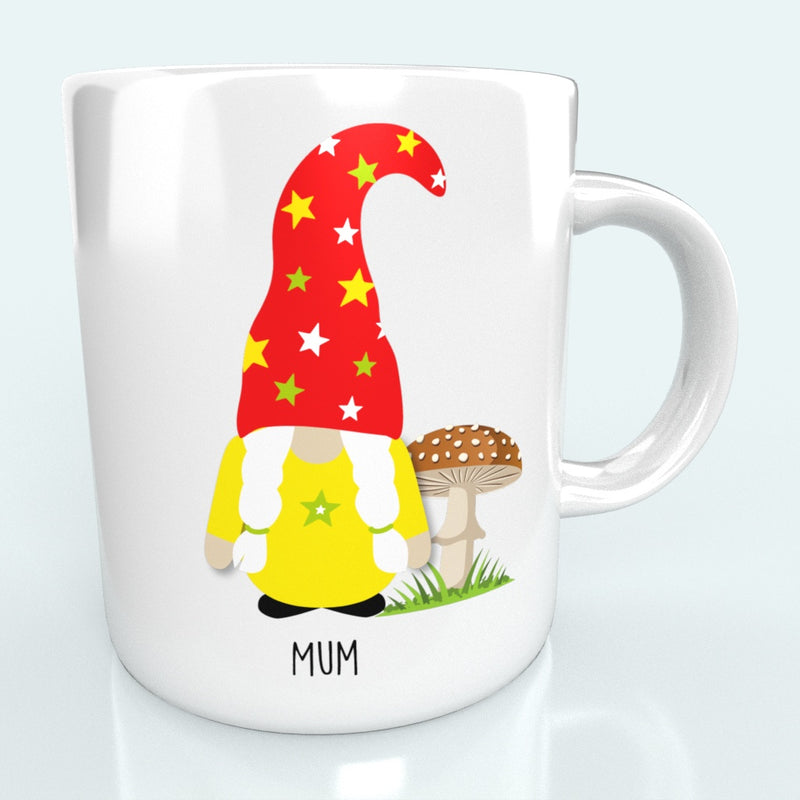 Mug - Personalised Gonk Gnome Christmas Mug - Single Person