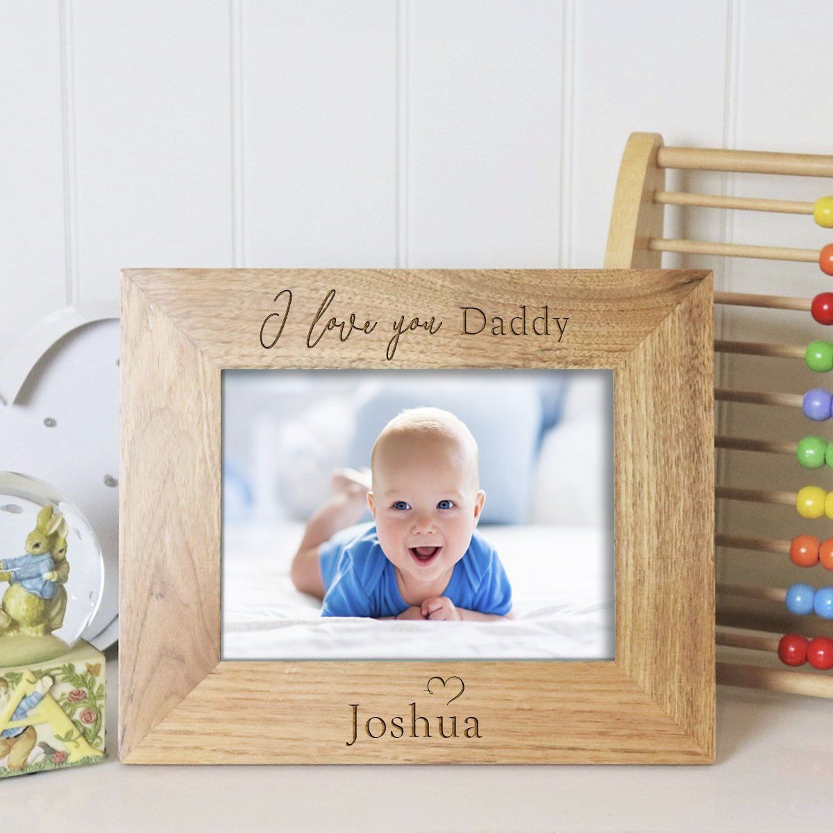 Personalised Baby Photo Frame I Love You Mummy Daddy