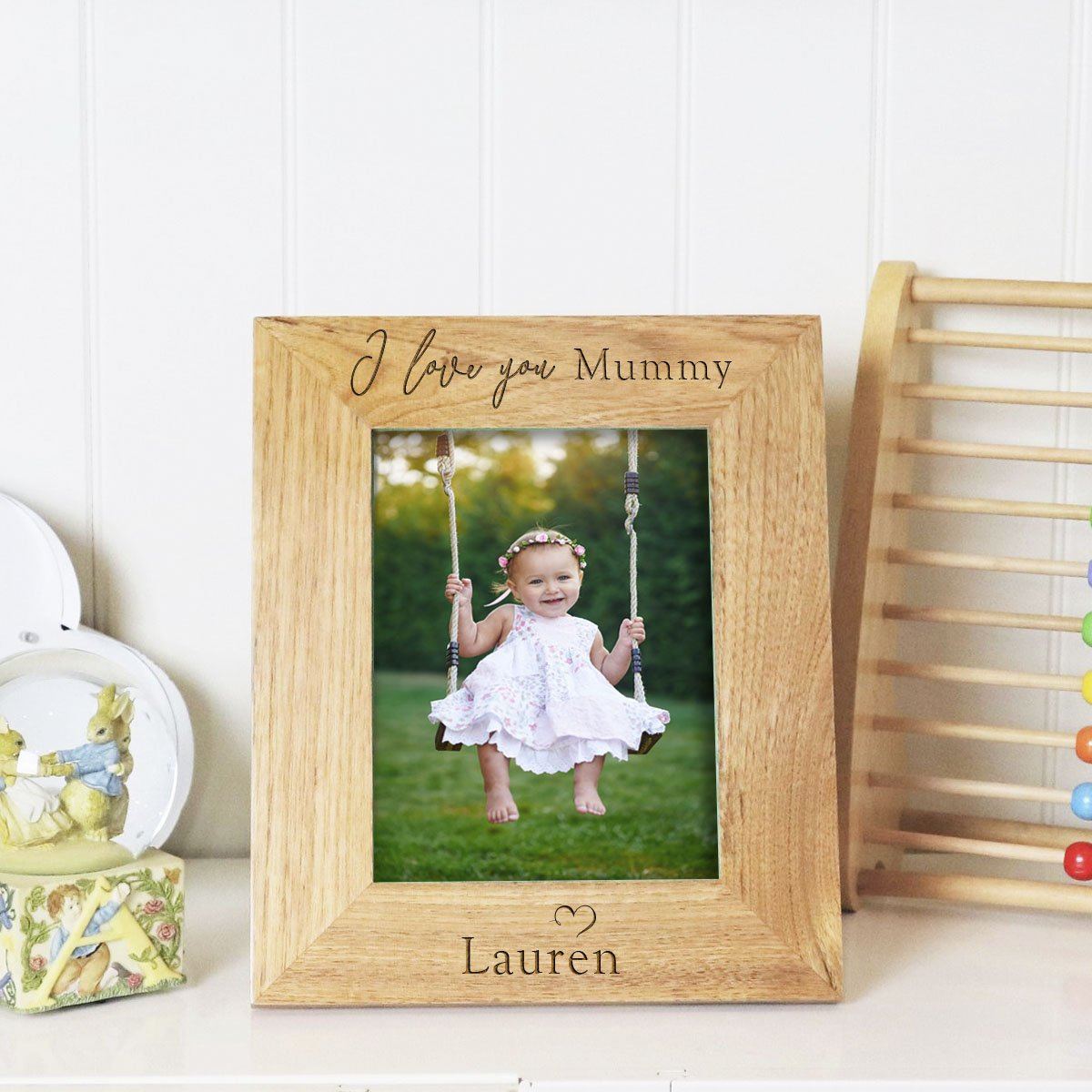 Personalised Baby Photo Frame I Love You Mummy Daddy