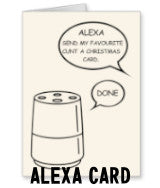 Alexa Cunt Christmas Card Navigation