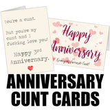 Anniversary Cunt Cards Collection