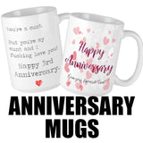 Anniversary Cunt Mugs