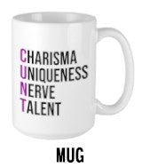 Charisma Cunt - Mug Purple Navigation