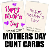 Mother's Day Cunt Cards Collection