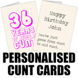 Personalised Cunt Cards Collection