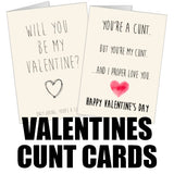 Valentine's Cunt Cards Collection