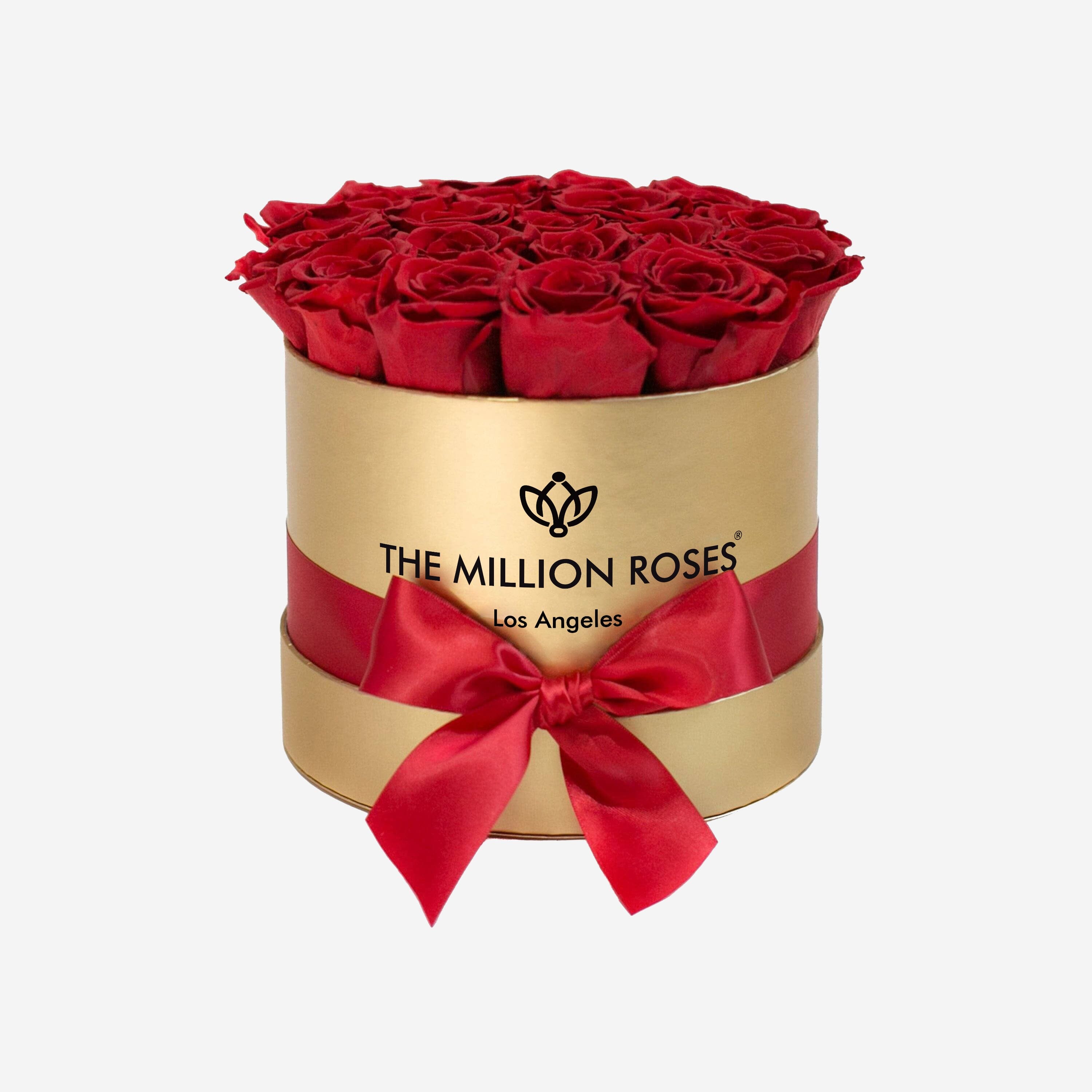 CLASSIC ROSES ARE RED BOX ARRANGEMENT - Red Roses And Million Stars