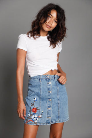 denim skirt