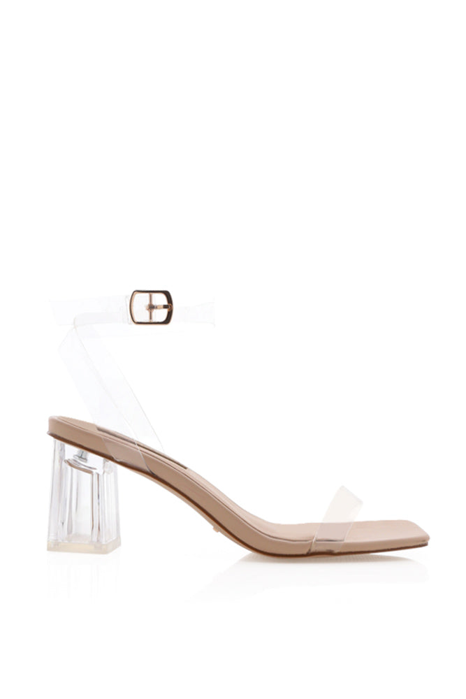 Ukiah Clear Acrylic Heel