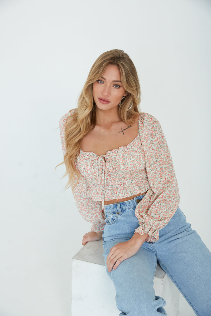 Suzie Floral Crop Top