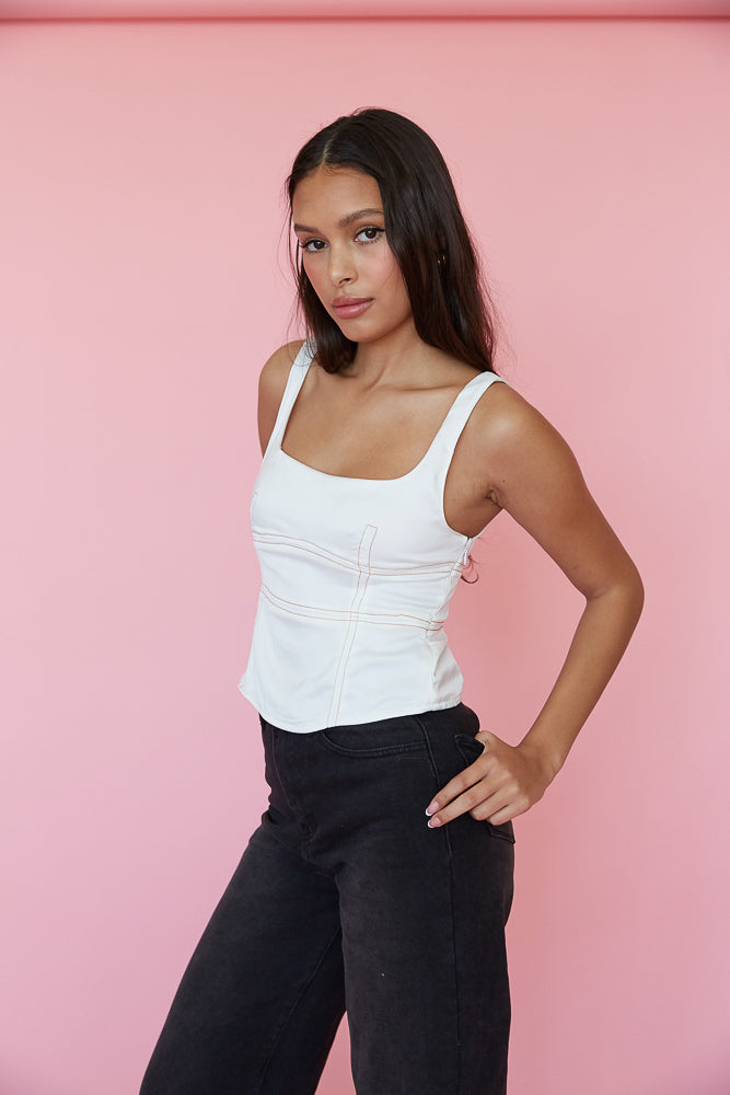 Ribbed Crop Top - Ready-to-Wear 1A9X9P