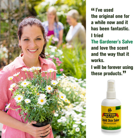 Liquid Skin Salve for Gardeners | Sutton Family Skin Care 