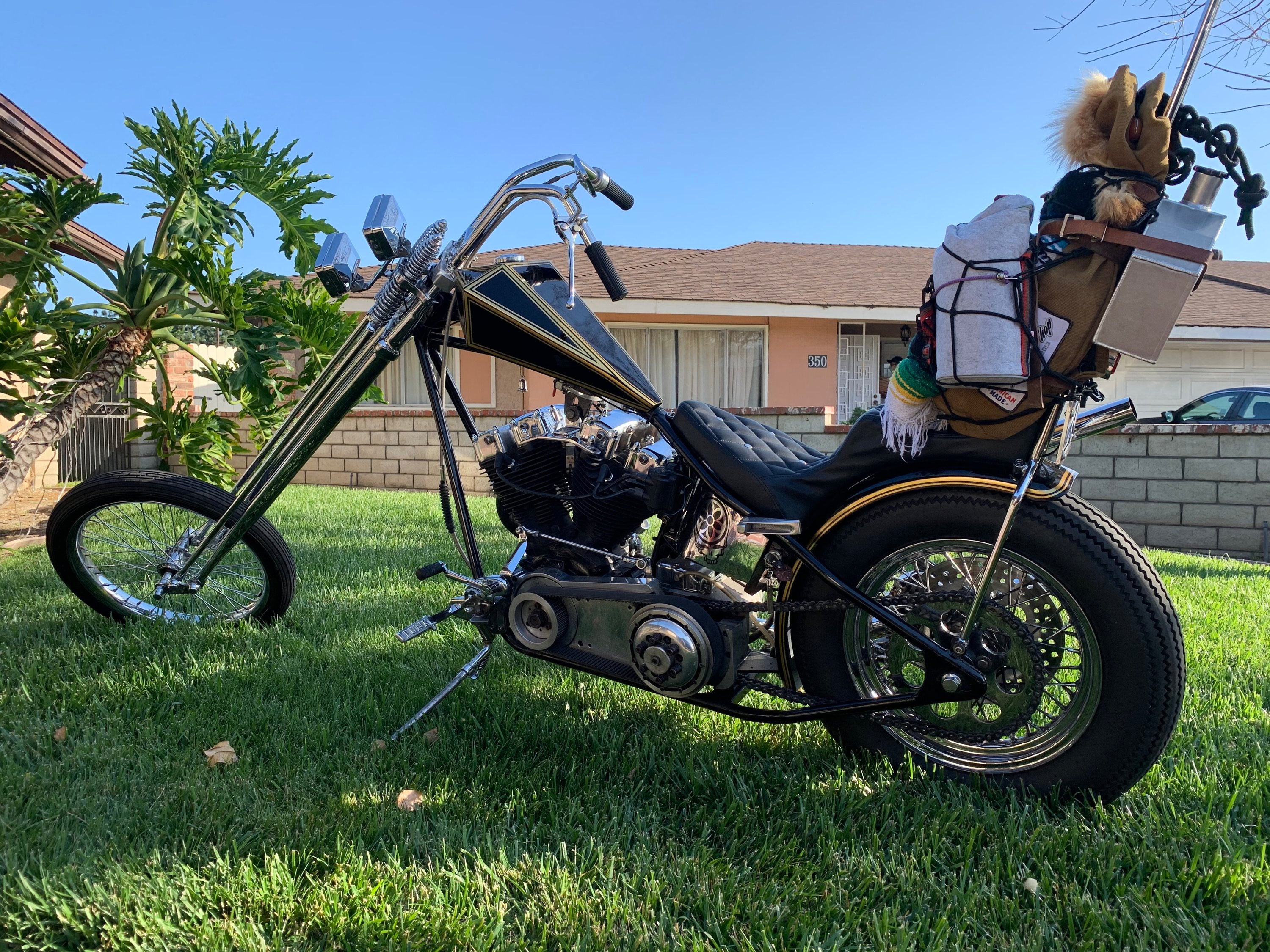 sissy bar bag chopper