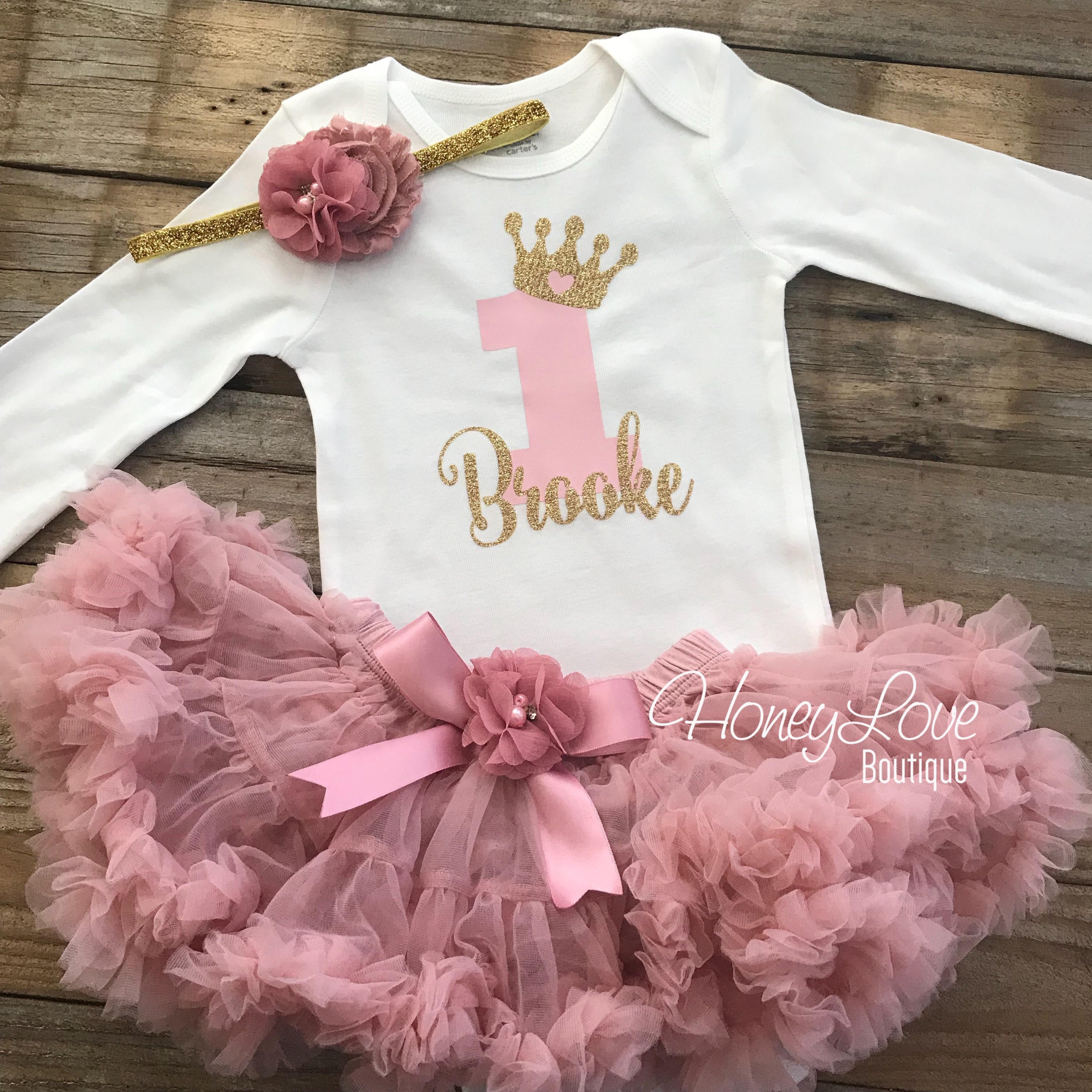 baby girl first birthday princess outfit