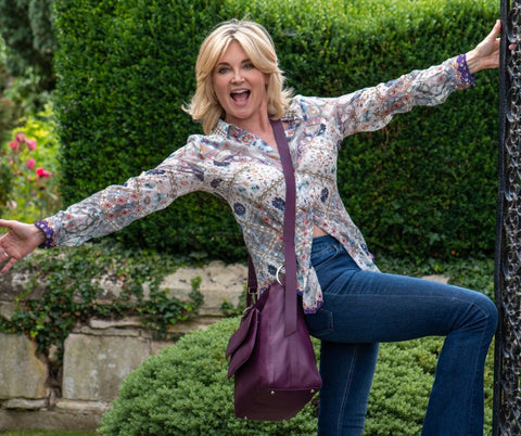 Anthea Turner with Chrysanthea