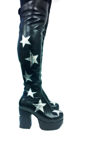 STARDUST Platform Overknee Boots – Isabella Mars