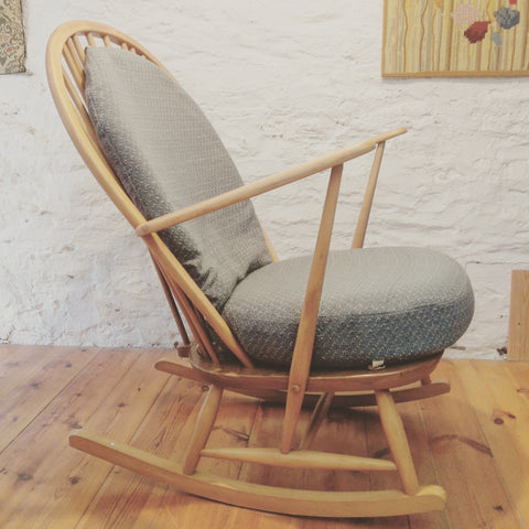 1960 S Original Vintage Ercol Blonde Rocking Chair The Fields