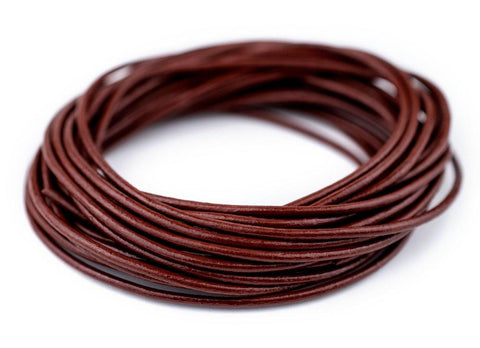 Needle felting supplies Leather cord round leather cord 3mm original color  real leather strip leather rope leather string