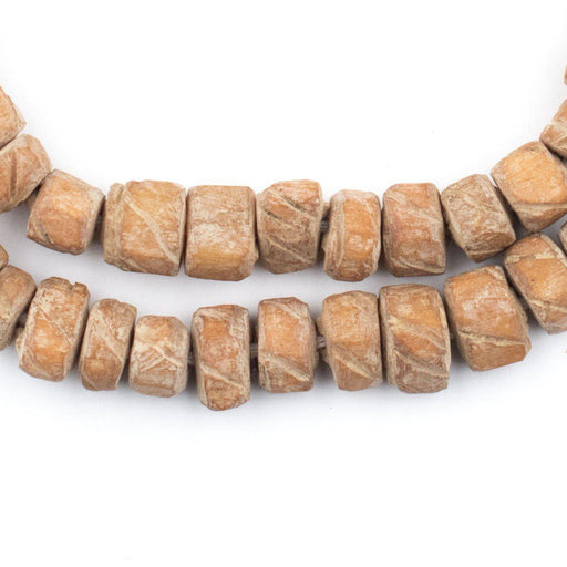 BD02425, carved bone beads, India, made in India, hand carved bone beads,  4mm bone beads, bovine