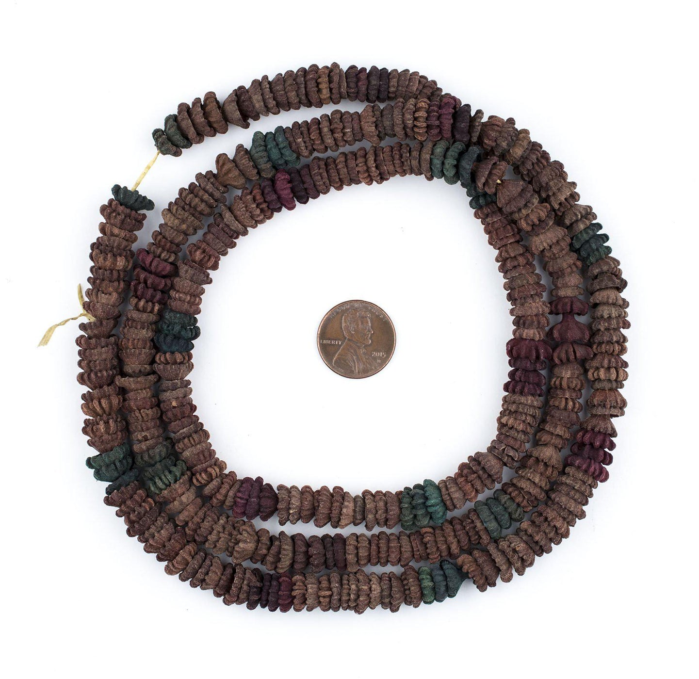 Dark Multicolor Aromatic Moroccan Eucalyptus Beads — The Bead Chest