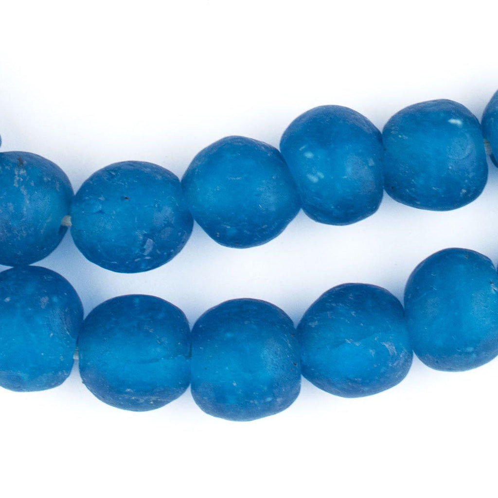 Azul Recycled Glass Beads (14mm) – The Bead Chest