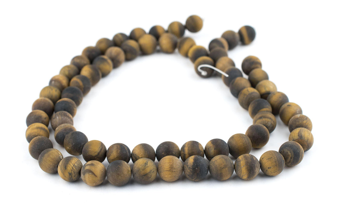 Matte Tiger Eye Beads (12mm) — The Bead Chest