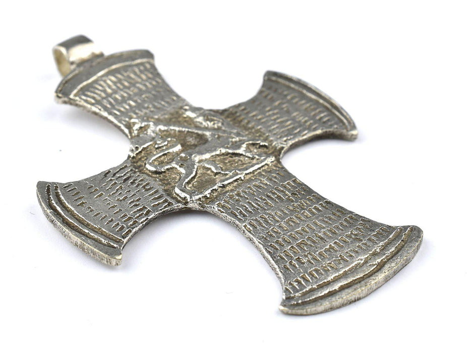 Lion of Judah Ethiopian Cross Pendant — The Bead Chest