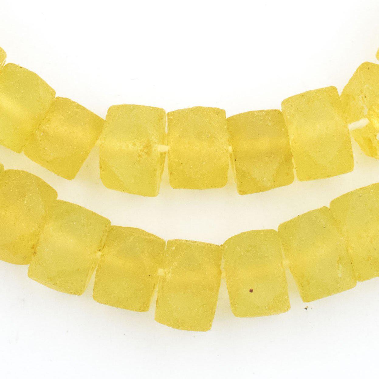 Yellow String Beads 