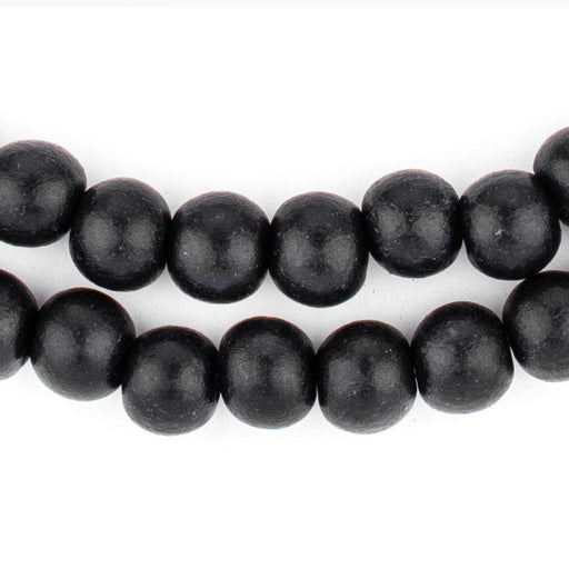 Thebeadchest Black Matte Glass Seed Beads (4mm) - 24 inch Strand of Quality Glass Beads, Adult Unisex, Size: 4 mm