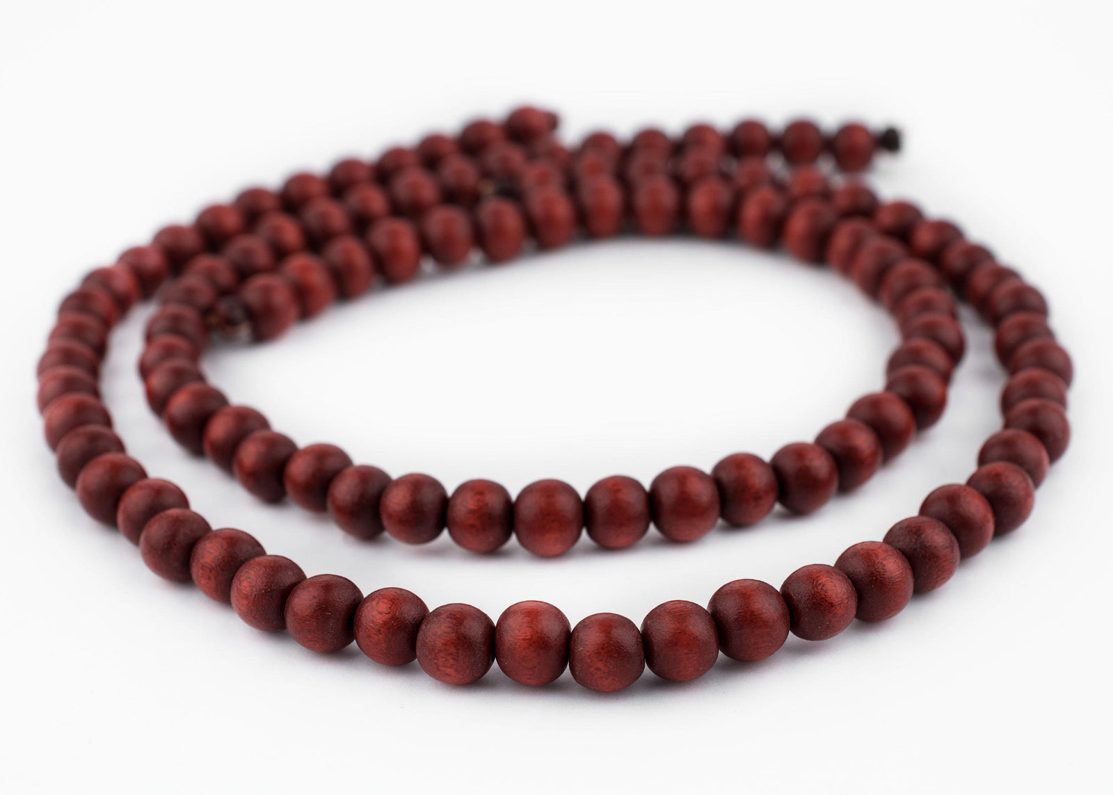 Cherry Red Round Natural Wood Beads (8mm) – The Bead Chest