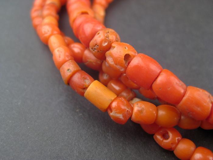 mediterranean coral beads