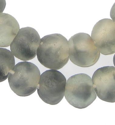 Gray Baby Blue AB Beads, Frosted Aqua Iridescent Beads BS #114, sizes in 8  mm 15.25 inch FULL Strands