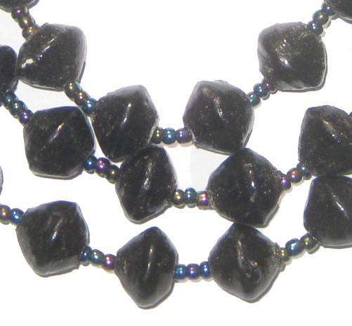 Black Crackle Glass Beads, 8mm - 100 Beads – Paper Dog Supply Co