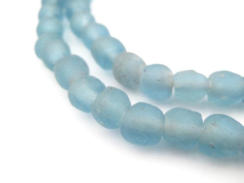 Light Blue Recycled Glass Beads (9mm) – The Bead Chest