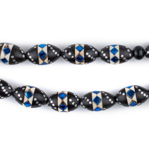 Cat beads ebony wood and brass - 30mm - price per bead — Dabls Mbad African  Bead Museum