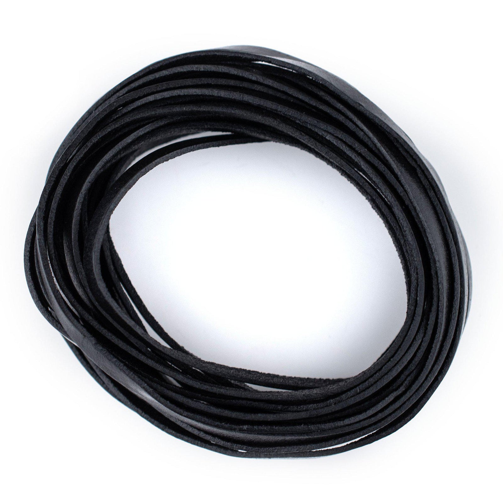 5.0mm Black Flat Leather Cord (15ft) – The Bead Chest
