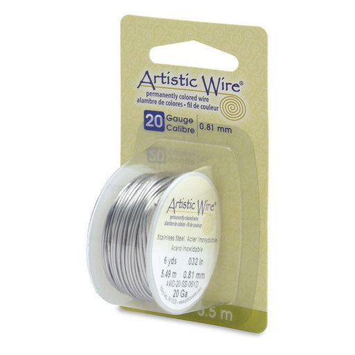 20 Gauge Round Stainless Steel Craft Wire - 30 ft: Wire Jewelry, Wire Wrap  Tutorials