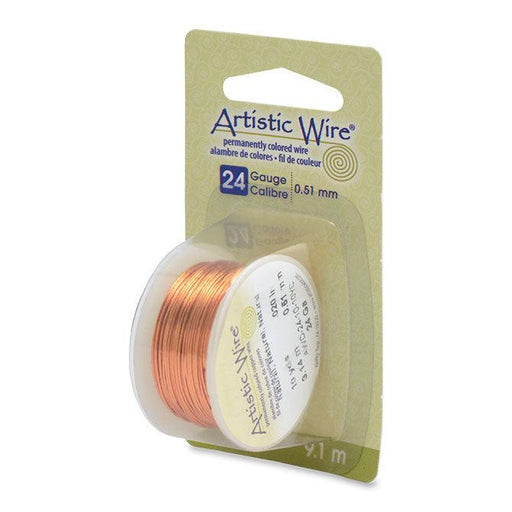 Copper Wire 18 Gauge Gold Color 8 Yards