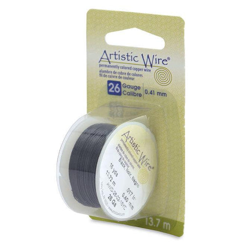 Artistic Wire 26-Gauge Black Wire, 30-Yards