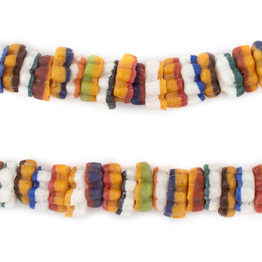 African glass beads, Ghana Krobo beads for jewelry making, AAB# 1409 –  Aadampo