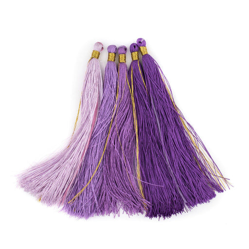 Tassels for Jewelry Making, 3.55'' Multi-Color Handmade Imitation Silk  Tassels with Hanging Loop for Bookmark Tassels Bracelets Earrings Acrylic  Key Chain and DIY Craft (20 pcs Deep Purple) - Yahoo Shopping