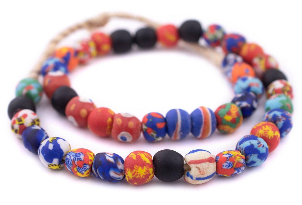 Krobo & Fused Recycled Medley Glass Beads — The Bead Chest