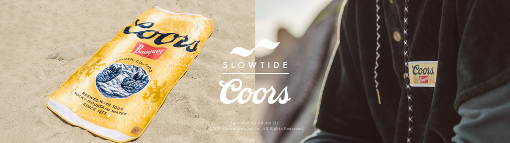 Coors Sustainable Towel and Blanket collection with Slowtide