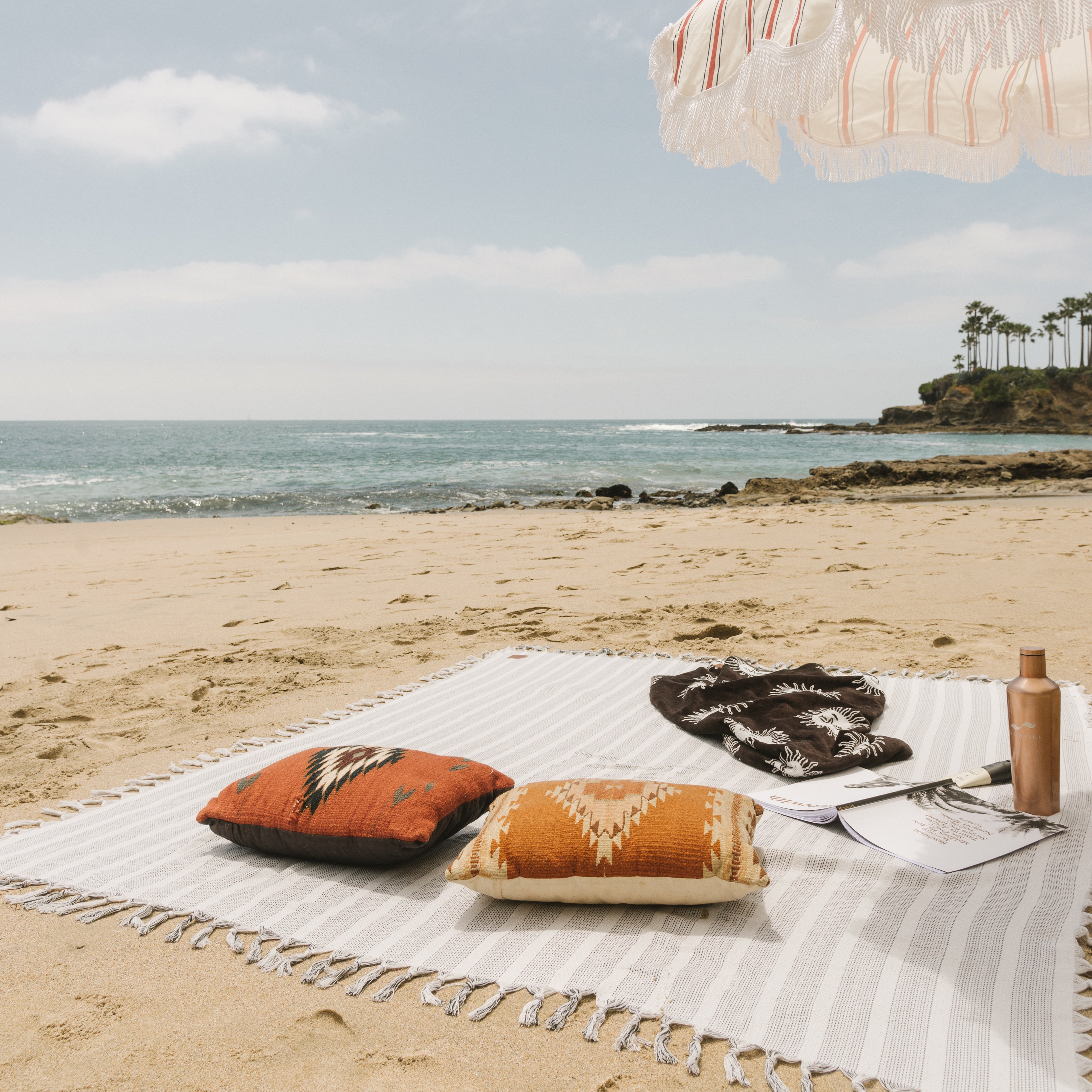 beach blanket throw