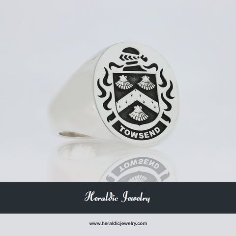 Townsend coat of arms ring