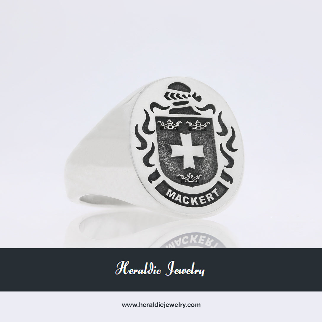 Mackert family crest ring